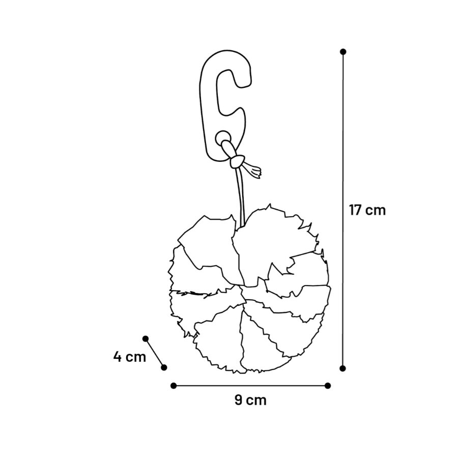 Flamingo Borre Mezcla juguete para roedores, , large Imagen numero 2