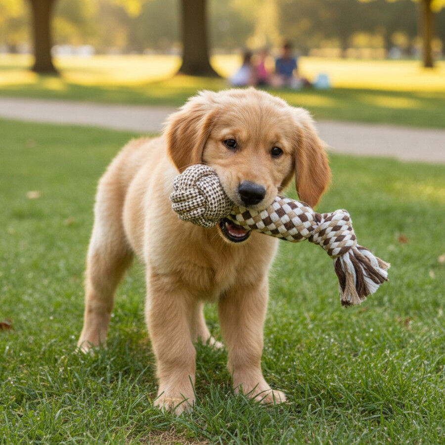 Tootoy! Mordedor de Cuerda con Pelota para perros