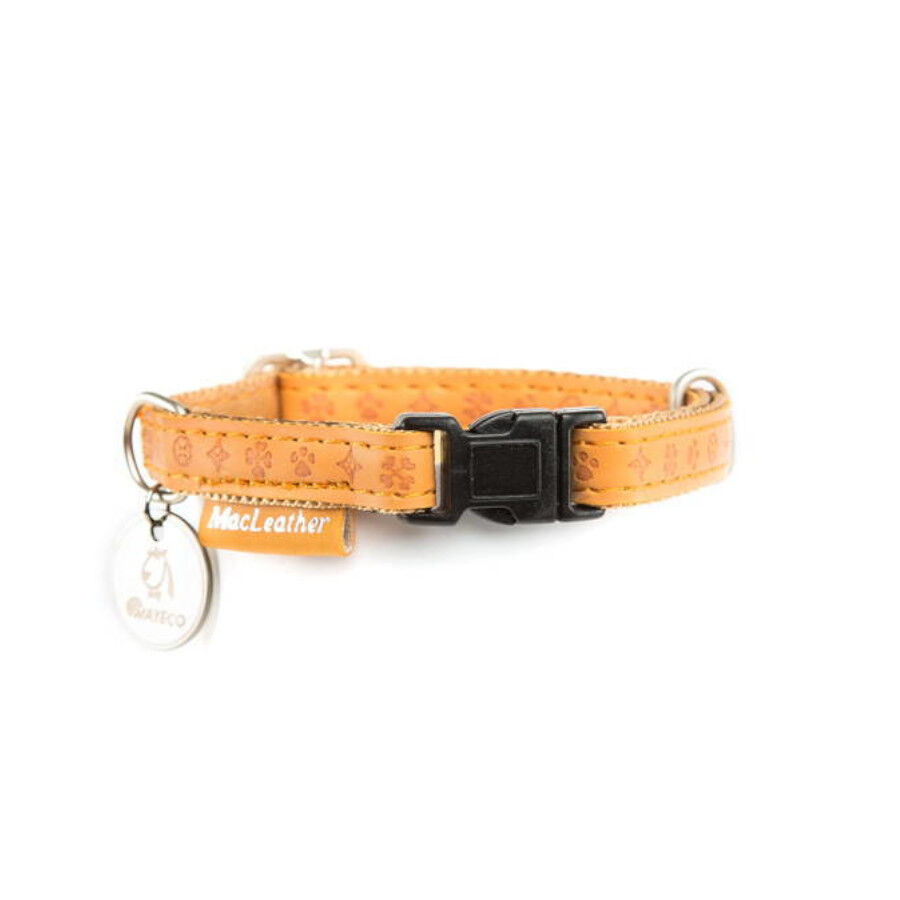 MacLeather Classic Collar Marr&oacute;n para perros, , large Imagen numero 1