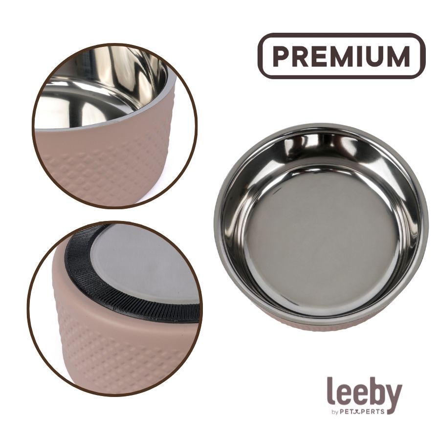 Leeby Comedero Antideslizante Acero Inoxidable para perros, , large Imagen numero 3