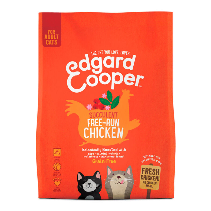 1.75 kg Edgard & Cooper Pollo pienso para gatos, , large Imagen numero 1
