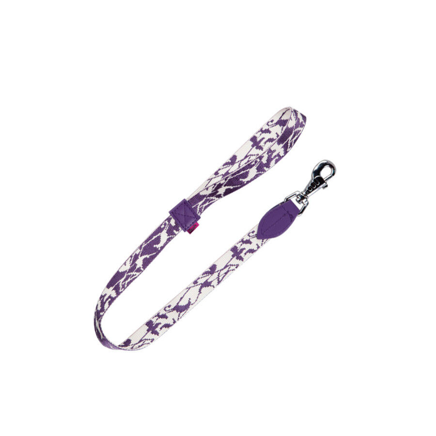 Arppe Jacquard Correa Morada para perros, , large Imagen numero 1