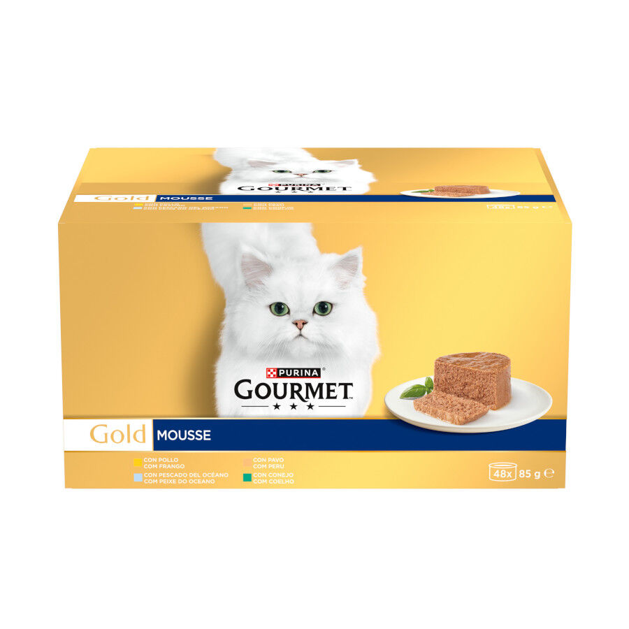 Gourmet Mousse Pack Surtido lata para gatos thumbnail