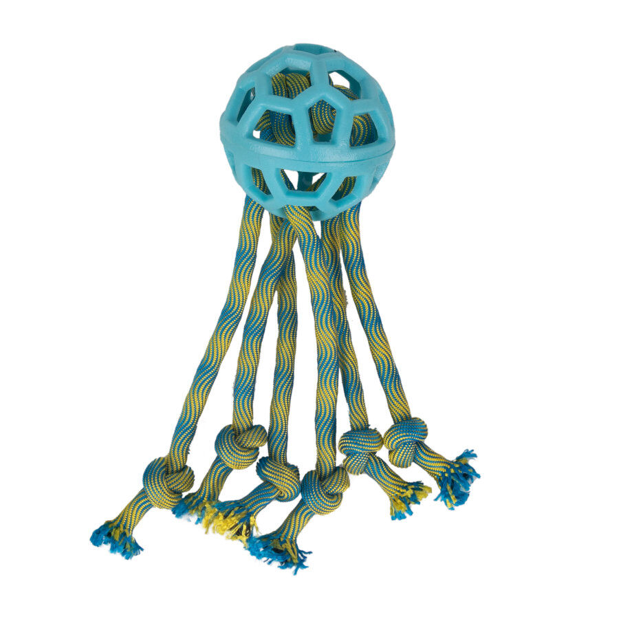 Tootoy! Pull Octopus Rope juguete de cuerda con pelota para perros, , large Imagen numero 2