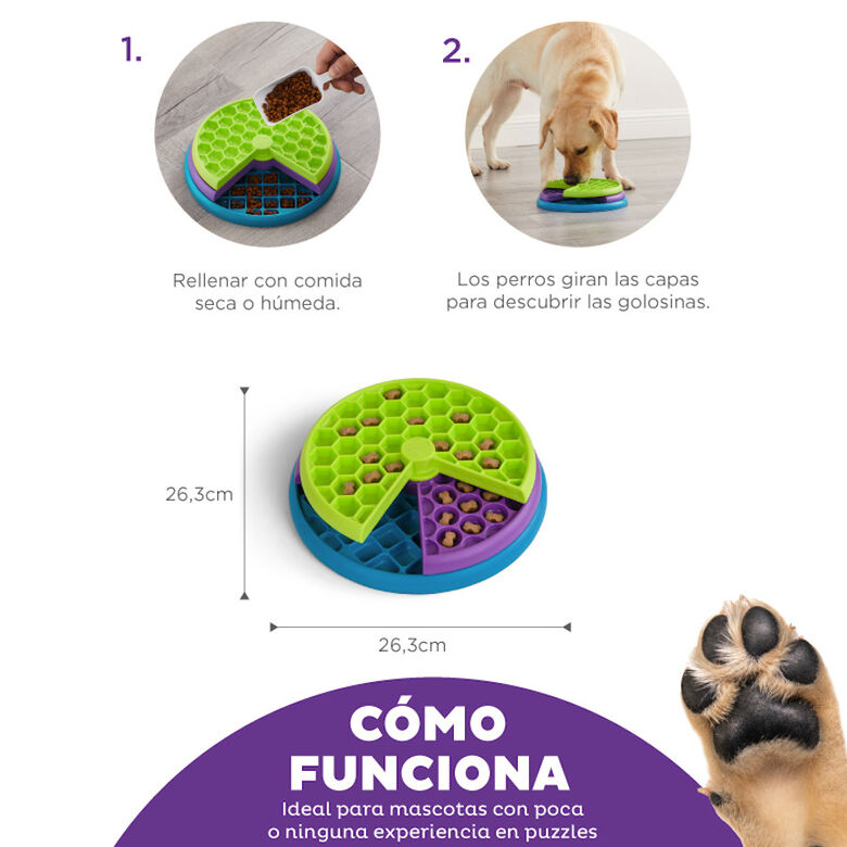 Outward Hound Lickin&#039; Layers Juguete Interactivo con Chuches para perros thumbnail