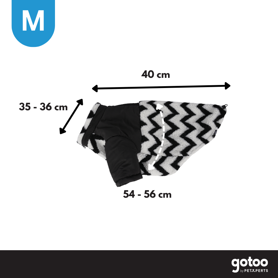 Gotoo Chaqueta Estampado ZigZag para perros, , large Imagen numero 4