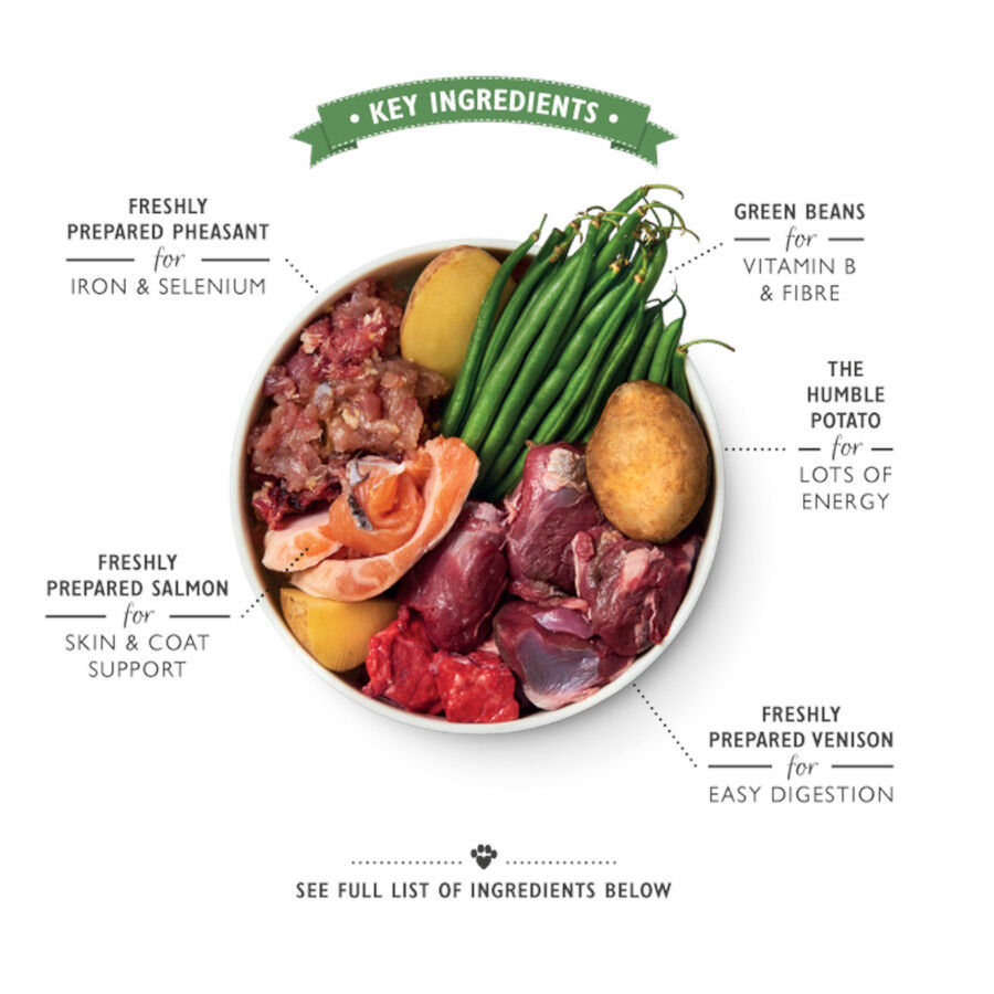 Lily&#039;s Kitchen venado y faisán lata para perros. thumbnail