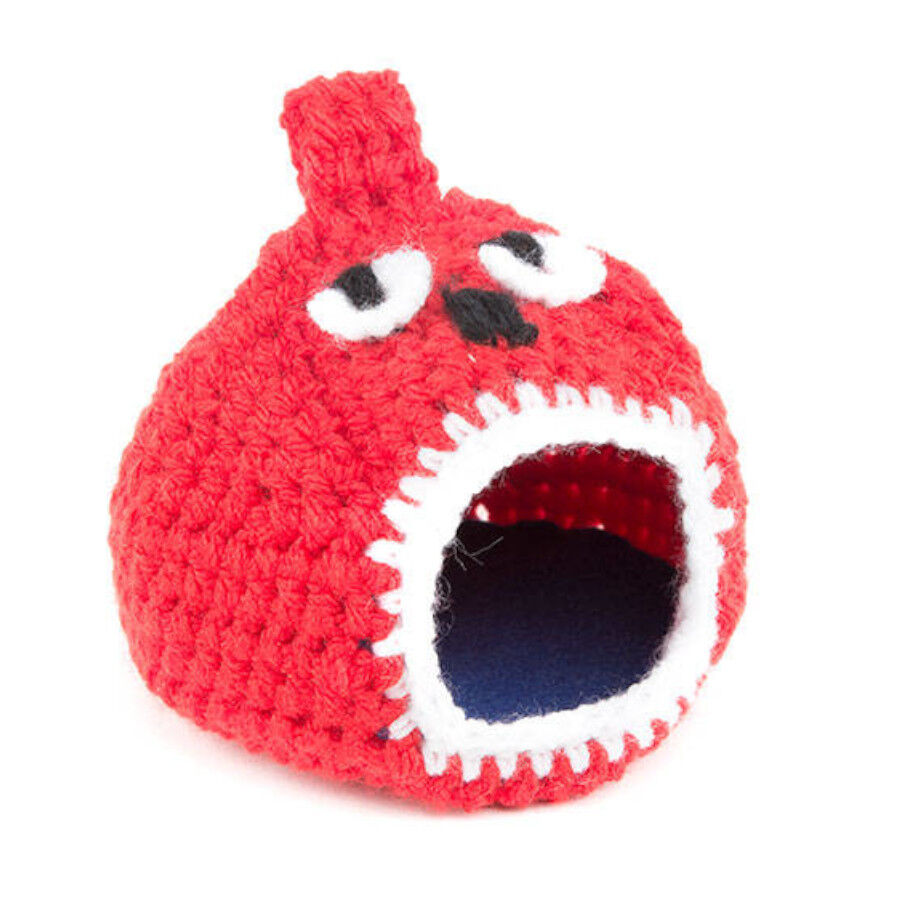 TK-Pet Cama Nido-Refugio de Lana roja para agapornis, , large Imagen numero 1