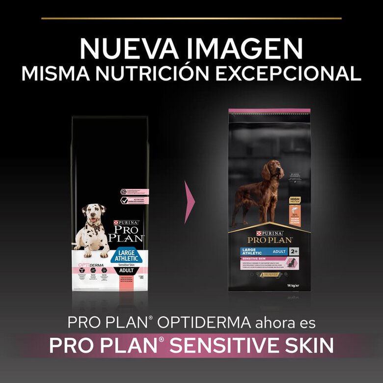 Purina Pro Plan Large Athletic Adult Salmón piel sensible pienso para perros, , large image number null