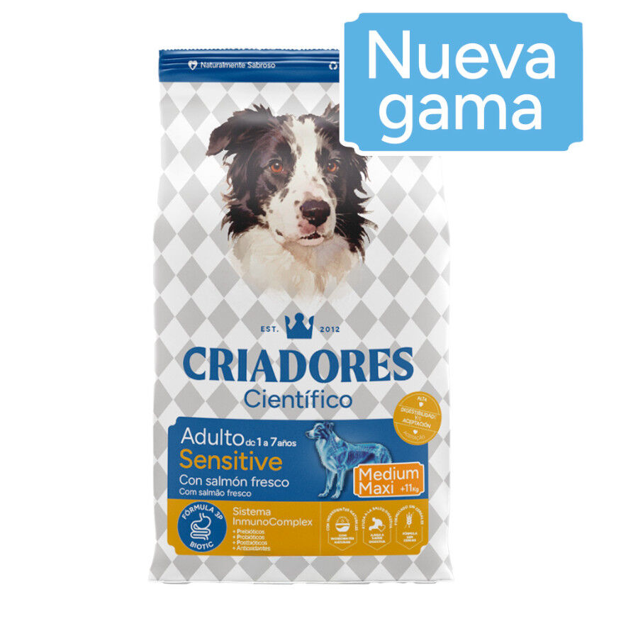 Criadores Científico Sensitive Adulto Medium-Maxi Pienso Salmón para perros thumbnail