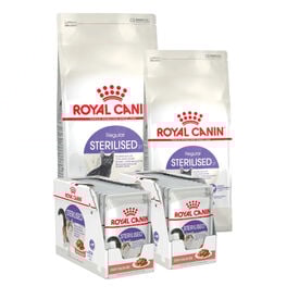 Pack Royal Canin 14 kg Pienso Regular Sterilised + 24 pouches gratis ¡Pack Ahorro!