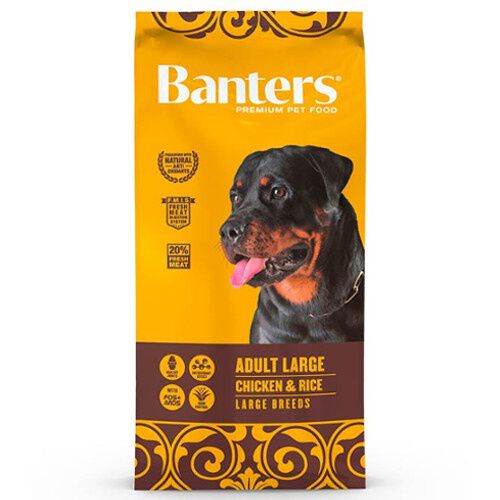 Banters Adult Large Pollo pienso para perros