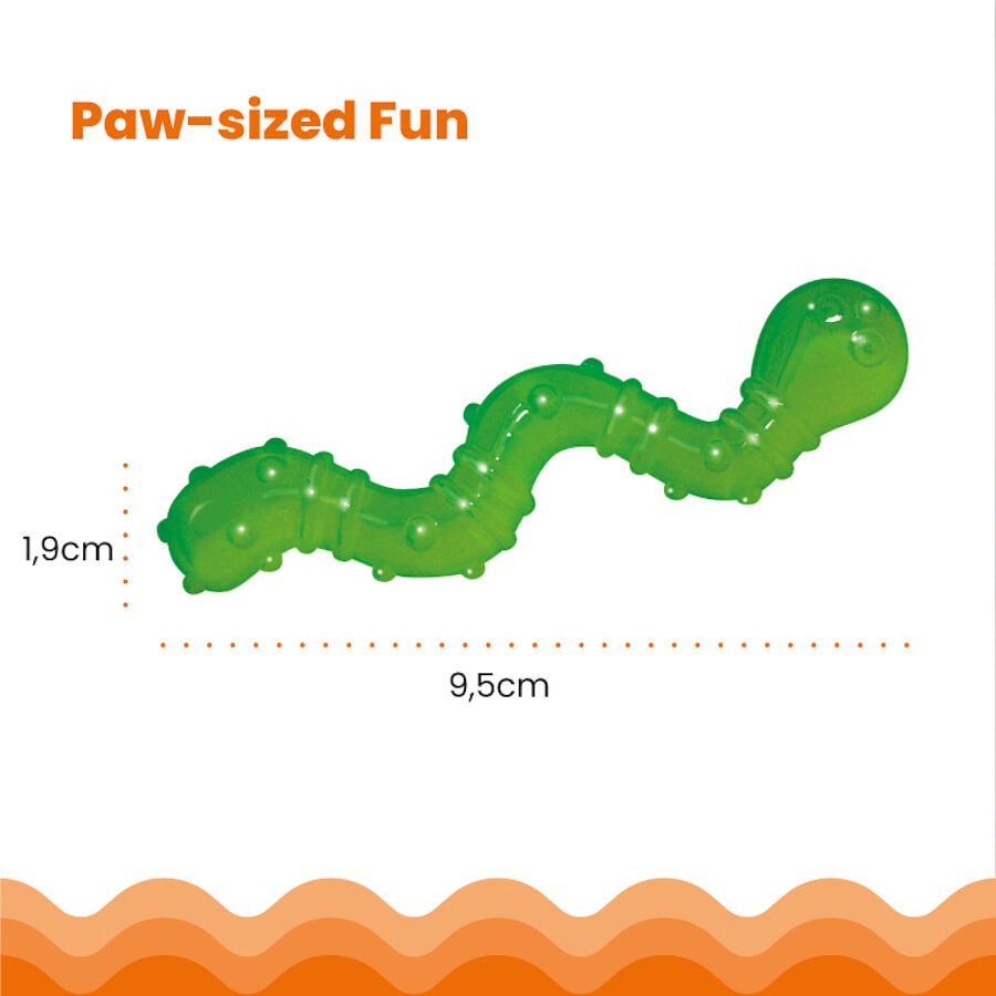 Catstages OrkaKat Gusano de Goma para gatos thumbnail