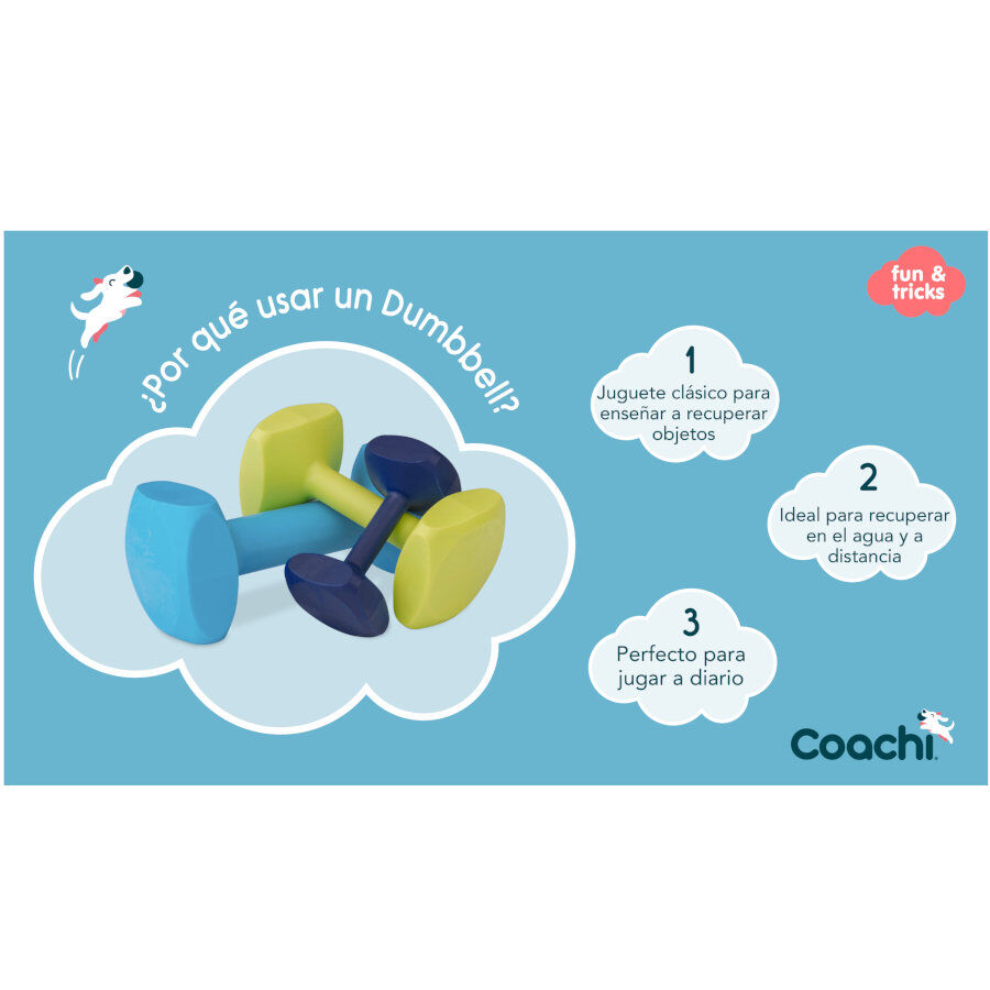 Coachi pesa de juguete amarilla para perros medianos thumbnail