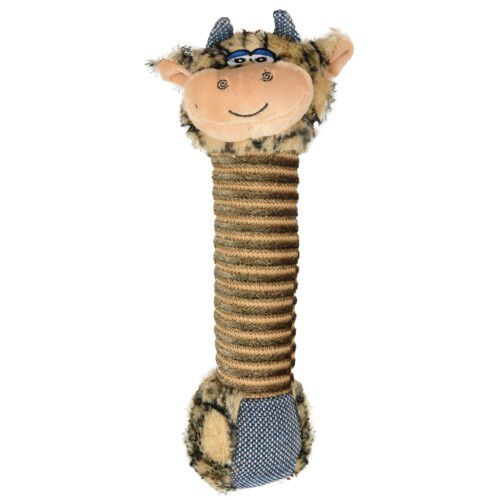 Flamingo peluche cuello largo con botella perros Imagen numero 1