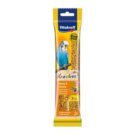 Vitakraft Kräcker Barritas de Miel y Sésamo para periquitos