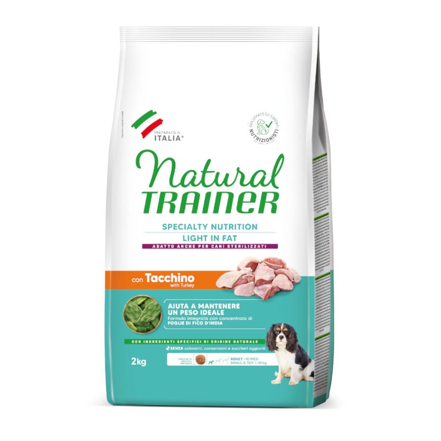 2 kg Natural Trainer Adult Small&Toy Ideal Weight Carne pienso para perros, , large Imagen numero 1