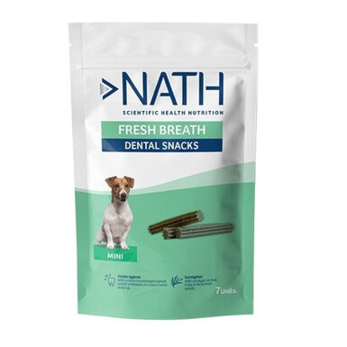 Nath Snacks Dentales Mini Fresh Breath para perros