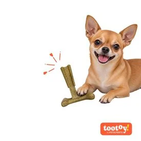 Tootoy! Chew Hueso Martillo Pollo Juguete para perros