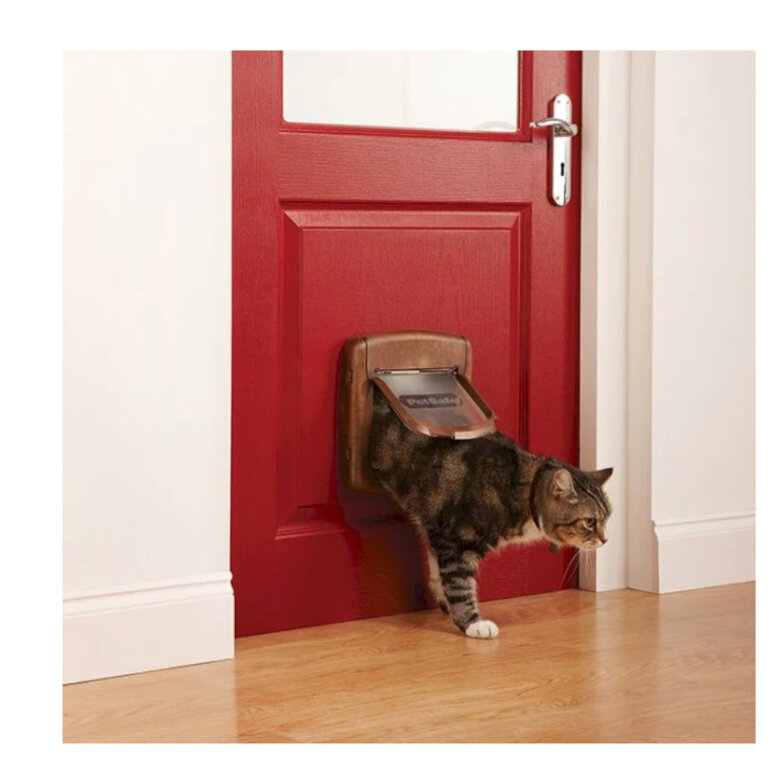 Petsafe Staywell Puerta Magnética Marrón para gatos,  Imagen numero 2 Petsafe Staywell Puerta Magnética Marrón para gatos, , large Imagen numero 2