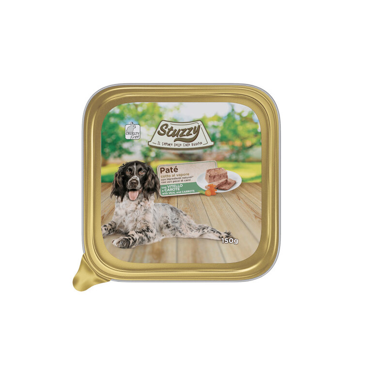 150 g Stuzzy ternera con zanahoria tarrina para perros,  Imagen numero 1 150 g Stuzzy ternera con zanahoria tarrina para perros, , large Imagen numero 1