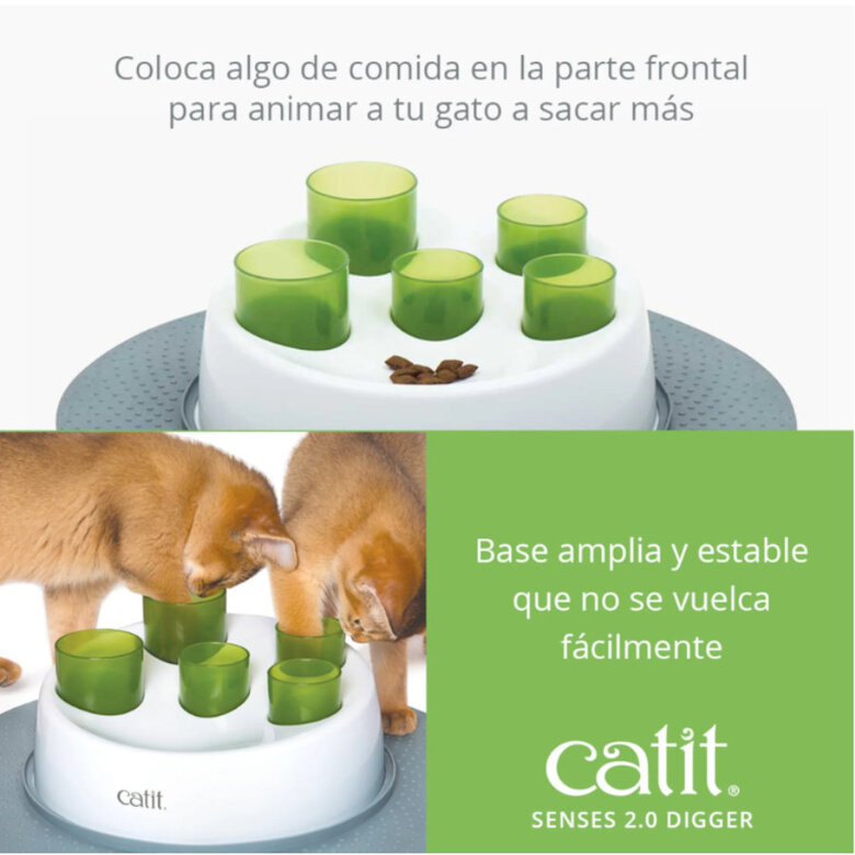 Catit Senses 2.0 Digger Comedero Antivoracidad para gatos,  Imagen numero 3 Catit Senses 2.0 Digger Comedero Antivoracidad para gatos, , large Imagen numero 3
