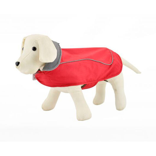 Outech Chubasquero rojo con capucha para perros, , large image number null