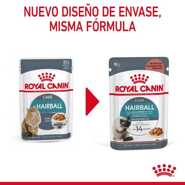 85 g Royal Canin Hairball sobre en salsa para gatos,  Imagen numero 10 85 g Royal Canin Hairball sobre en salsa para gatos, , large Imagen numero 10