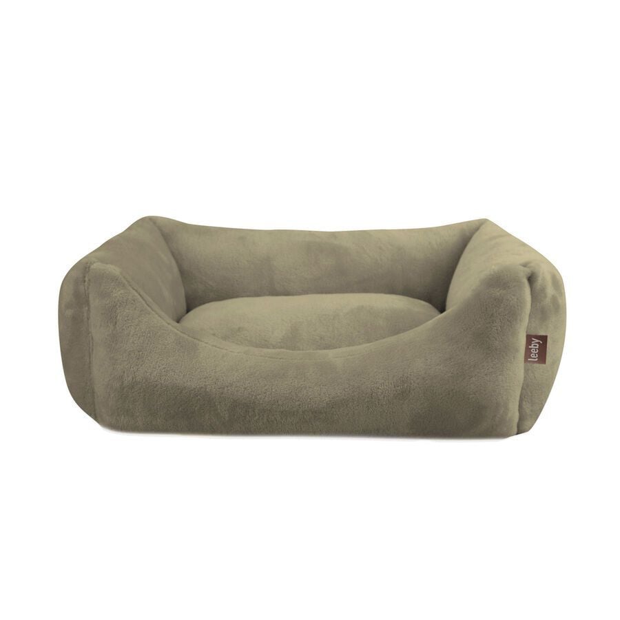 Leeby Cama de Terciopelo Verde para perros, , large Imagen numero 1