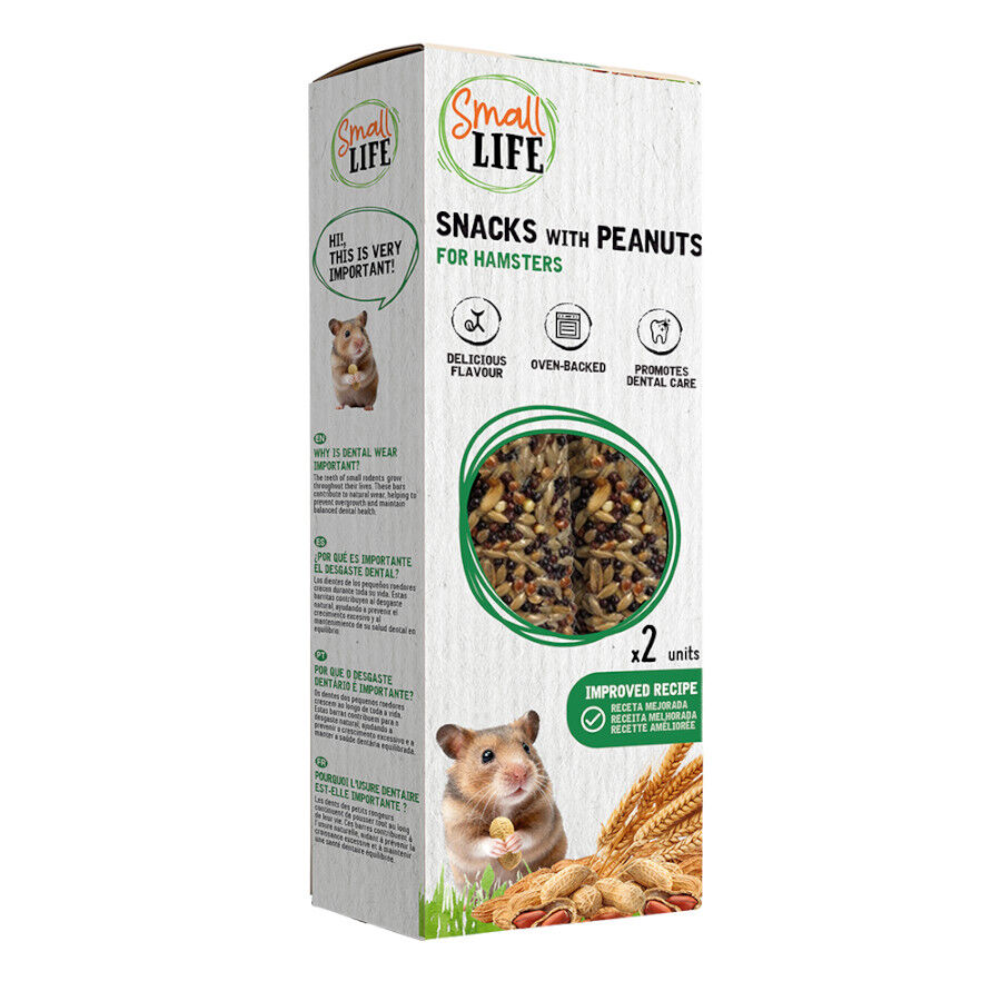 2 barritas Small Life Barritas Snack con Cacahuetes para h&aacute;mster, , large Imagen numero 1