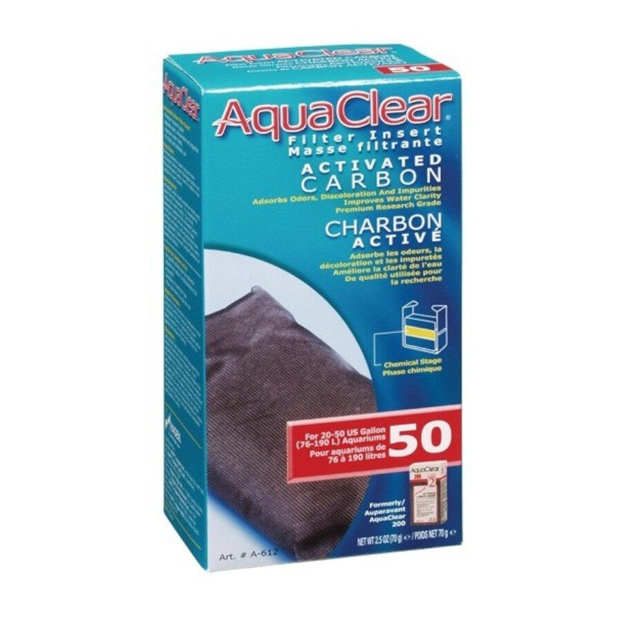 Fluval AquaClear Carb&oacute;n Activo Recambio para filtro mochila de acuarios, , large Imagen numero 1