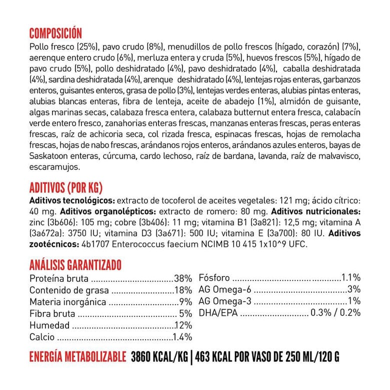 11.4 kg Orijen Adult Original pienso para perros,  Imagen numero 5 11.4 kg Orijen Adult Original pienso para perros, , large Imagen numero 5
