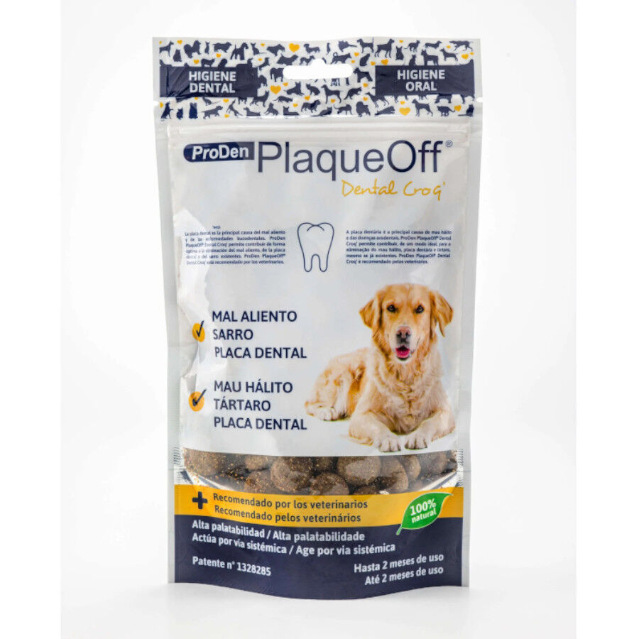 150 g Swedencare PlaqueOff Croquetas dental para perros y gatos, , large Imagen numero 1