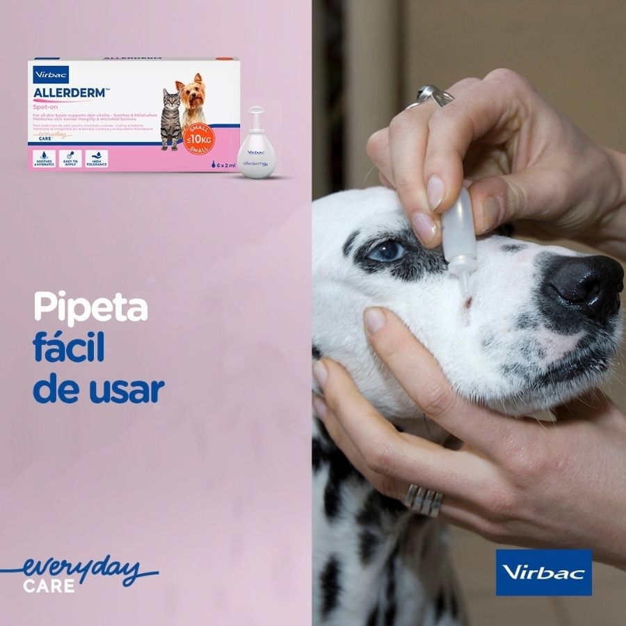 Virbac Allerderm spot on Pipetas dermatol&oacute;gicas para el cuidado de la piel Perros y Gatos., , large Imagen numero 9