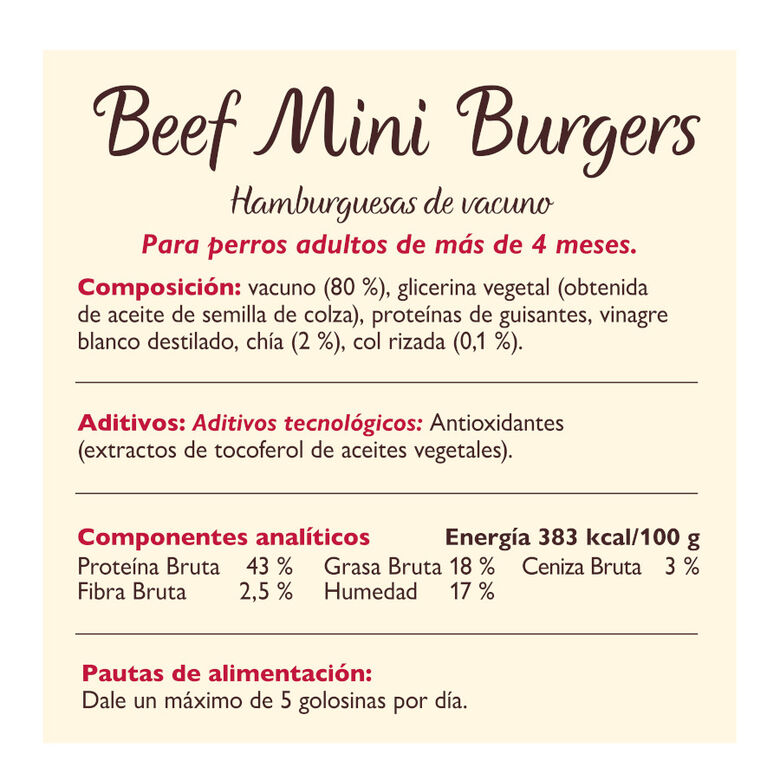 Lily&#039;s Kitchen Burgers Mini para perros thumbnail