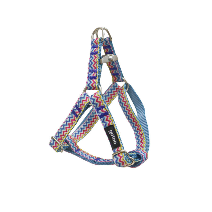 Gotoo Arnés rayas zig- zag para perros thumbnail