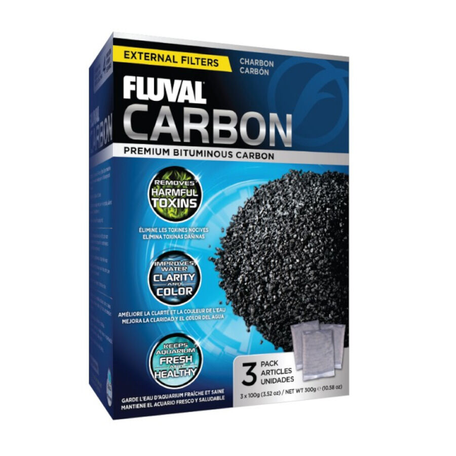 Fluval Premium Carbón Activo para filtro externo de acuarios