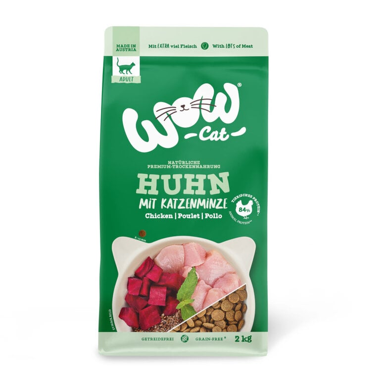 2 kg Wow Adulto Pollo pienso para gatos,  Imagen numero 1 2 kg Wow Adulto Pollo pienso para gatos, , large Imagen numero 1