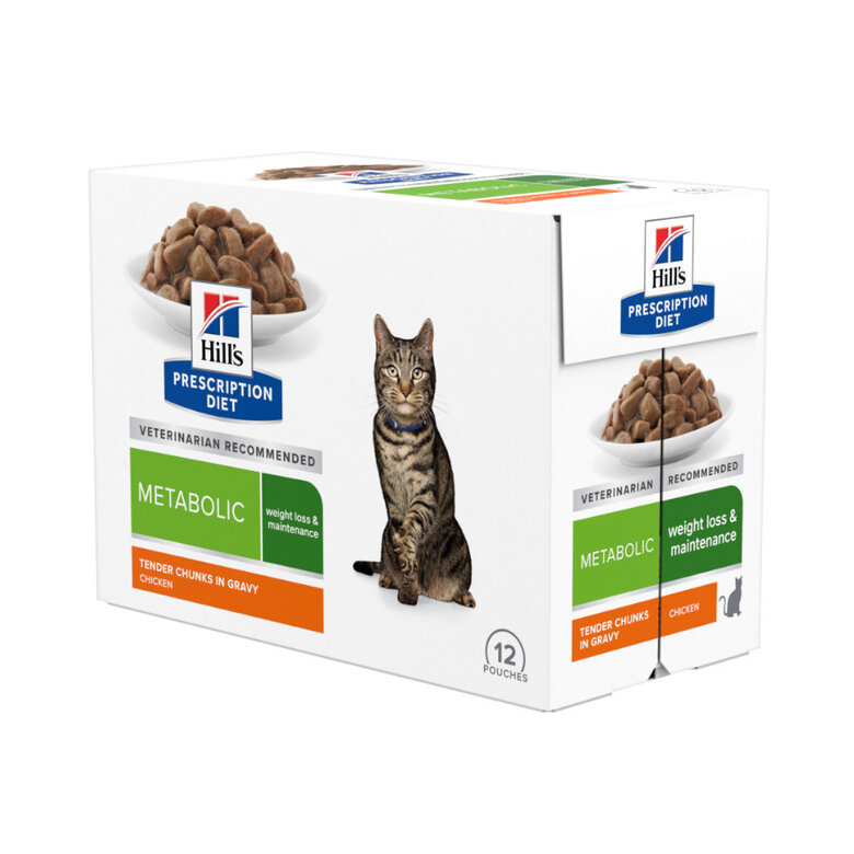 Hill's Prescription Diet Metabolic Feline pouches para gato - Multipack, , large image number null