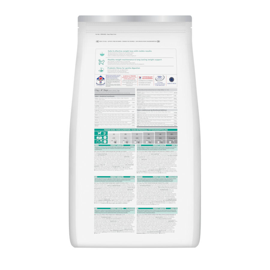 12 kg Hill's Science Plan Perfect Weight Adult Medium Pollo pienso para perros, , large Imagen numero 7