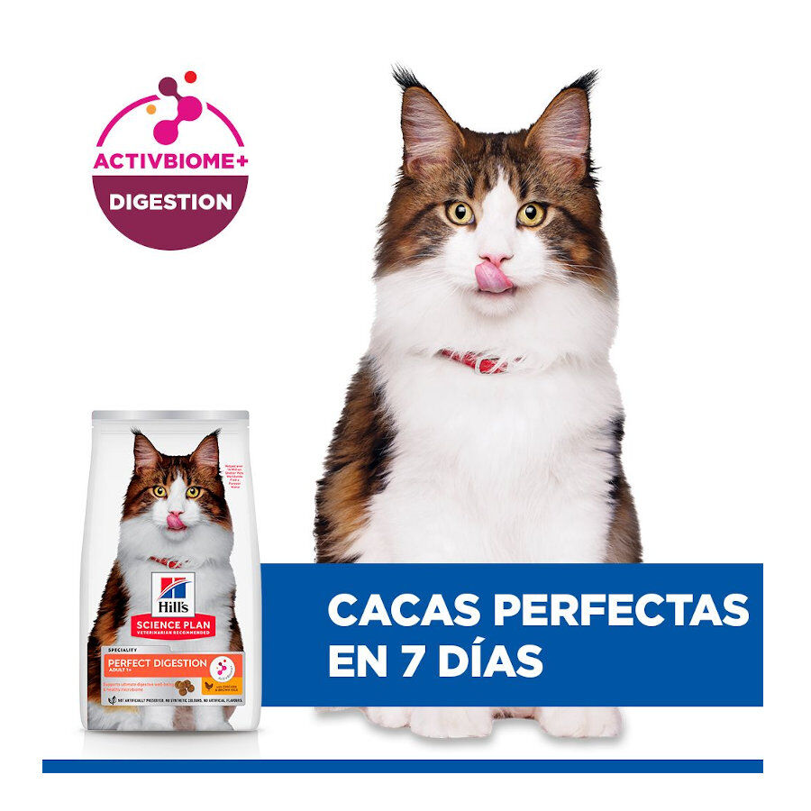 7 kg Hill's Science Plan Perfect Digestion Adult Pollo Pienso para gatos, , large Imagen numero 4