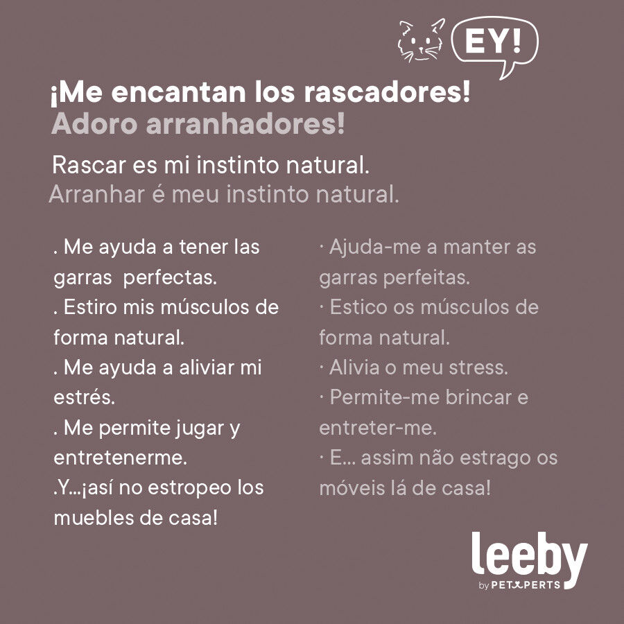 Leeby Boucle Collection Árbol rascador con camas y juguetes para gatos thumbnail