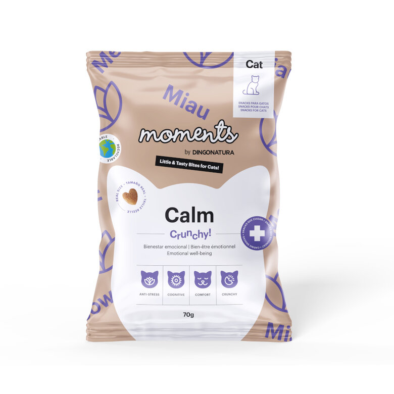 70 g Moments Bocaditos Calm Crunchy para gatos,  Imagen numero 1 70 g Moments Bocaditos Calm Crunchy para gatos, , large Imagen numero 1