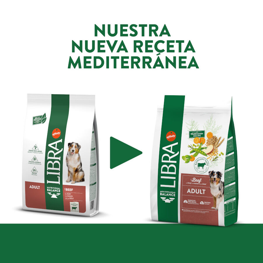 Libra Adult Buey pienso para perros thumbnail