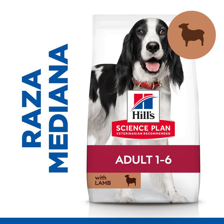 Hill&#039;s Science Plan Adult Medium Cordero y Arroz pienso para perros thumbnail