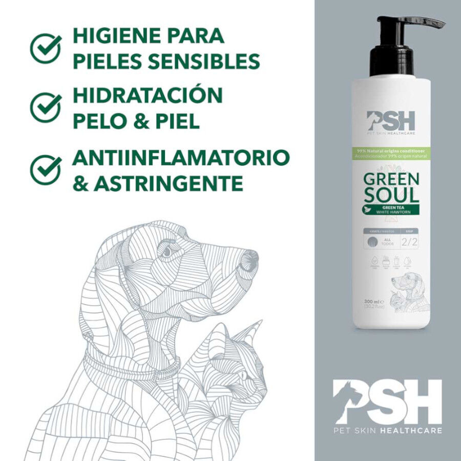 PSH Green Soul Acondicionador para perros y gatos thumbnail