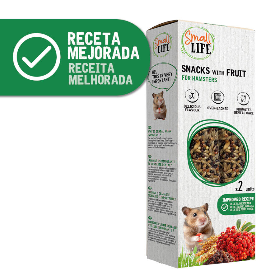 2 barritas Small Life Barritas Snack con Fruta para h&aacute;mster, , large Imagen numero 2