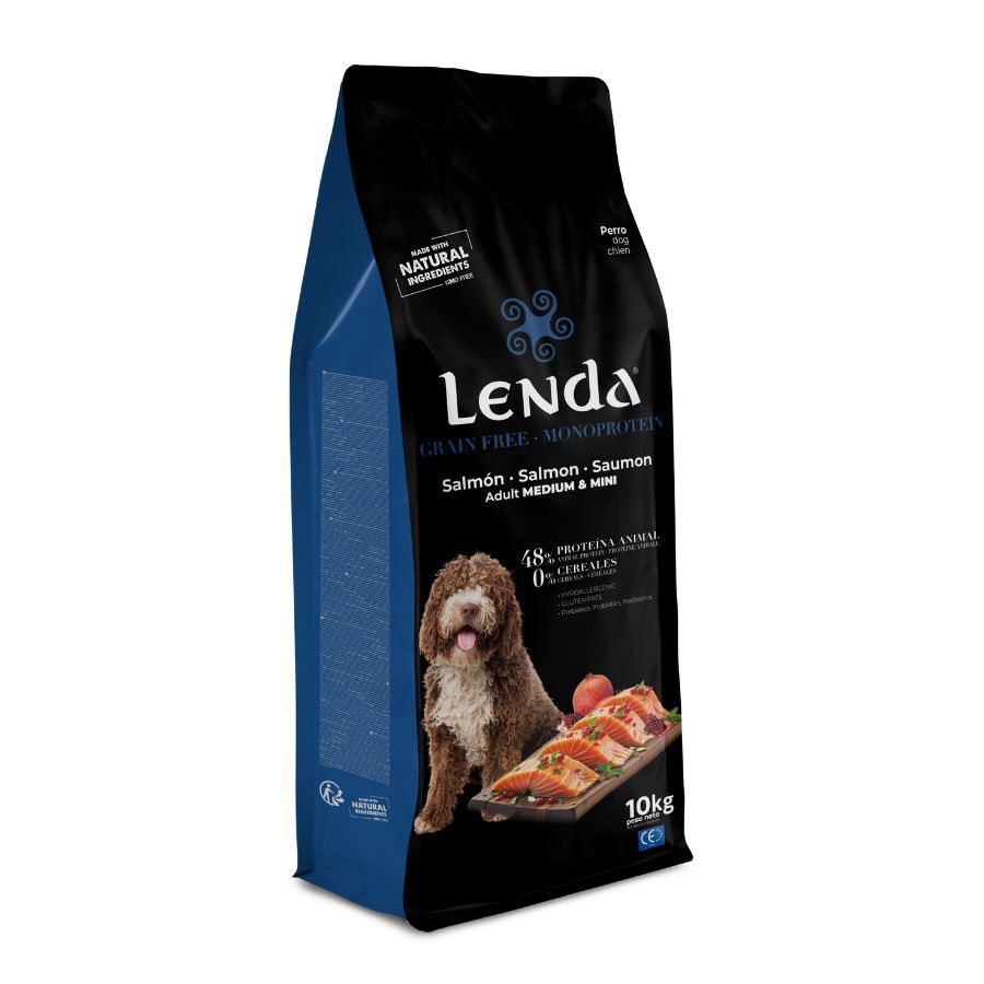 10 kg Lenda Grain Free Salm&oacute;n pienso para perros, , large Imagen numero 1