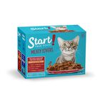 Start Cat Selección de carnes sobre con gelatina para gatos, , large image number null