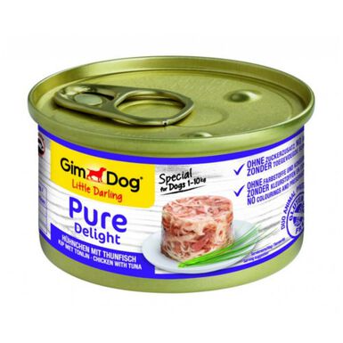 Gimdog Pure Delight Pollo con Atún lata para perros